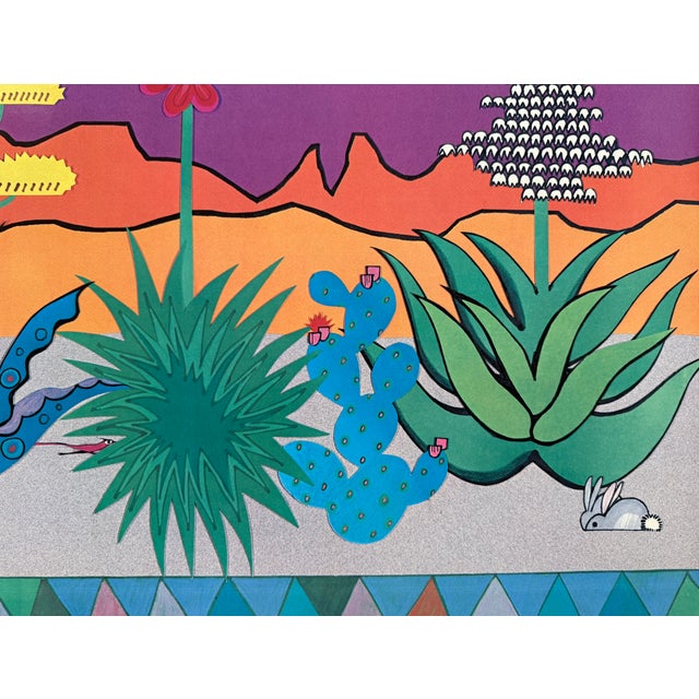 "Desert Critters" Offset Lithograph From the "Images of America" Series by Angie Coleman. For Sale - Image 10 of 10