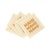 2020s Mahj Mahj Mahj Orange Mahjong Cotton Sateen Cocktail Napkins, Set of 4 For Sale - Image 5 of 5