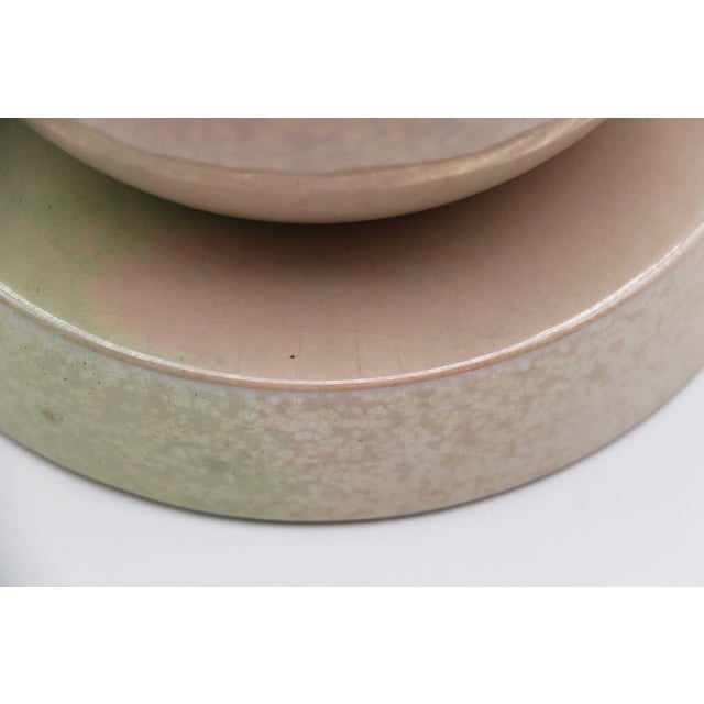 1990s François Châtain Earthenware Decorative Ball With Base, French For Sale - Image 4 of 12