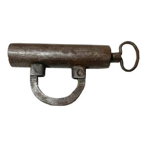 Rare Antique Early 19th Century American Forged Steel Door Lock Mechanism 1800's