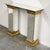 Hollywood Regency Vintage Mirrored Pedestals in Gilt Finish from Deknudt, Belgium, 1980s, Set of 2 For Sale - Image 3 of 13