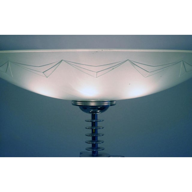 Glass Vintage Crystal Floor Lamp by Pietro Chiesa for Fontana Arte, 1930s For Sale - Image 7 of 14