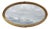 Louis XVI Oval Mirror in Gilded Wood, 1890s For Sale