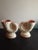 Art Deco Vintage Pair of Porcelain Cornucopia Bud Vases For Sale - Image 3 of 7