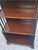 Small Narrow Mahogany Chippendale Bookcase W/ Pierced‑Side Shelves 1940s For Sale - Image 15 of 18