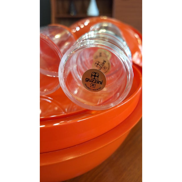 Red Pic Boll Picnic Set by Carlo Viglino for Guzzini, Italy, 1960s For Sale - Image 8 of 10