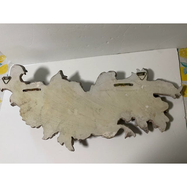 Gray Vintage Architectural Pediment Putti Cherub Wall Sculpture For Sale - Image 8 of 13