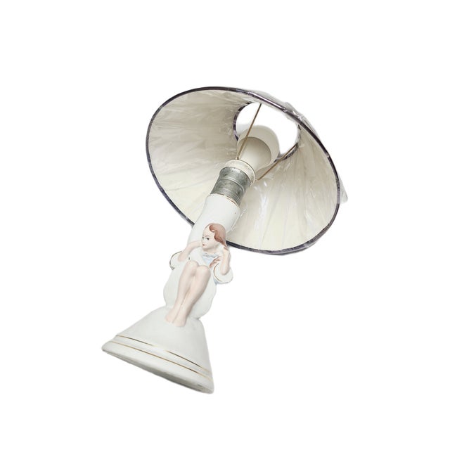 Art Deco Style Bedside Lamp, Belgium, 1950s For Sale - Image 16 of 18