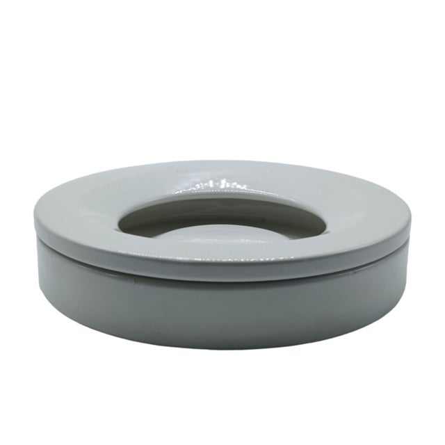 Barbados White Ashtray by Angelo Mangiarotti for Danese, Italy, 1960s For Sale - Image 11 of 11