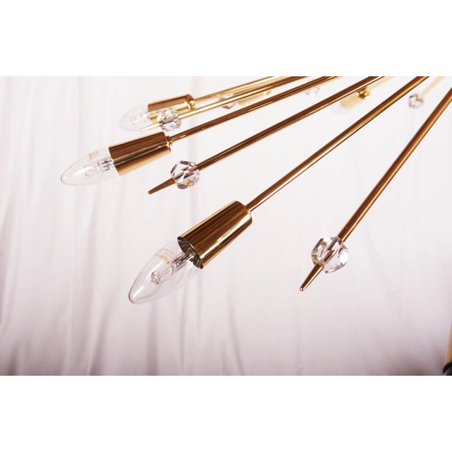 Austrian Stella Chandelier by J. T. Kalmar, 1950s For Sale - Image 9 of 10