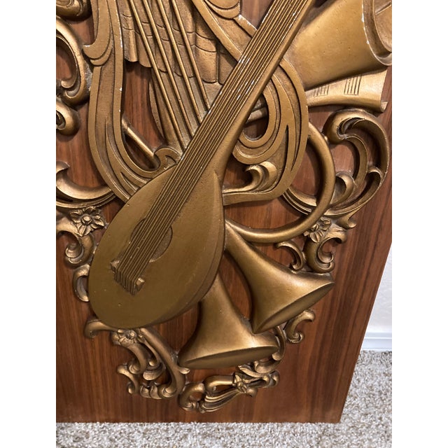 This beautifully crafted mid-century wall hanging by Sears & Roebuck is a true statement piece. Made of richly toned wood...