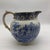 Antique English Blue Transferware Pitcher, Romantic Landscape With Castle For Sale - Image 4 of 13
