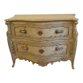 Oscar De La Renta for Century Furniture Two-Drawer Bombe Chest For Sale
