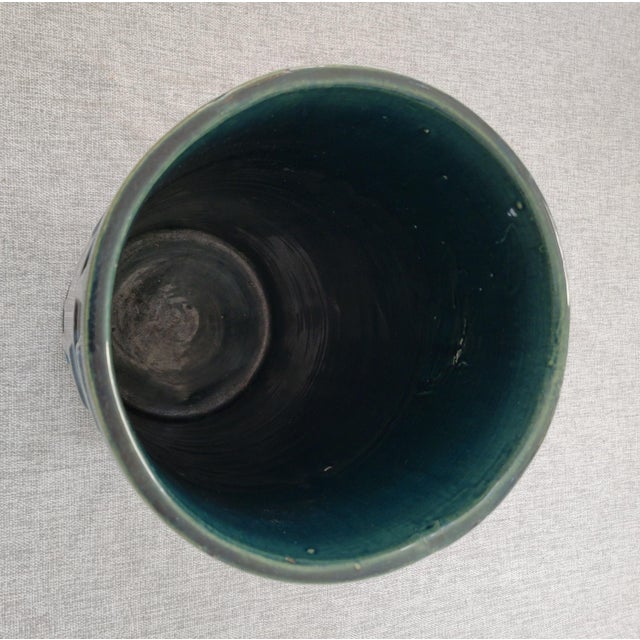 c.1910s American Arts & Crafts Pottery Umbrella Stand For Sale In Baltimore - Image 6 of 8