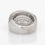 Early 21st Century Cartier Nouvelle Vague Paris Ring Diamond 18k White Gold Sz 6 Vintage c2000 For Sale - Image 5 of 7