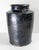 We are selling this great rustic looking black glazed storage jar. This jar has nice utilitarian form with simple shape...