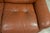 Animal Skin 1970s Brown Leather Sapporo Loveseat Sofa by Mario Marenco For Sale - Image 7 of 11