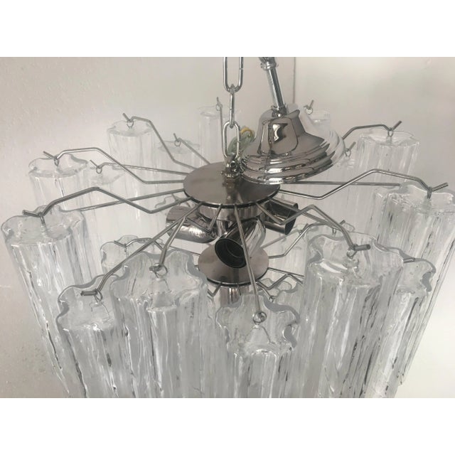 2000 - 2009 Contemporary Murano Glass "Tronchi" Sputnik Chandelier For Sale - Image 5 of 9