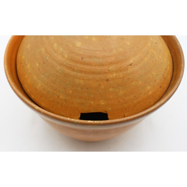 Mid 20th Century Circa 1921-1959 American 1st Period Jugtown Stamped Pottery Covered Soup Tureen For Sale - Image 5 of 8