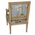 Pair of French Painted Fauteuil Chairs For Sale - Image 4 of 4