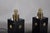 Black Lacquered Metal and Brass Table Lamps, 1940s, Set of 2 For Sale - Image 10 of 13