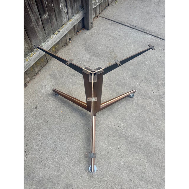 Dunbar Furniture Vintage Edward Wormley for Dunbar Style Table Base For Sale - Image 4 of 4