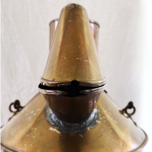 Antique Portuguese Brass Olive Oil Separator · Florencio Pires · Ponte De Sor · Alentejo · Early 20th Century For Sale - Image 9 of 11