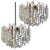 Large Modern Ice Glass Chandeliers attributed to J. T. Kalmar, 1970, Set of 2 For Sale - Image 14 of 14