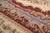 9x12 Vintage Aubusson Flat Weave Wool Rug, Burgundy Rose Medallion For Sale - Image 9 of 12