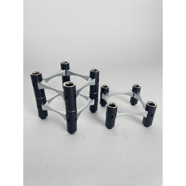 Vintage BMF Modular Candleholders, 1960s, Set of 16 For Sale - Image 6 of 16