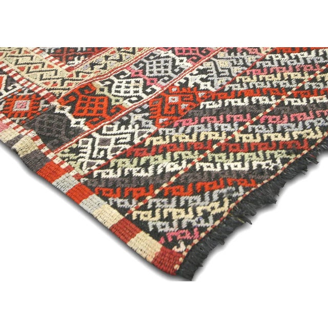 Traditional 1950s Turkish Kilim For Sale - Image 3 of 6