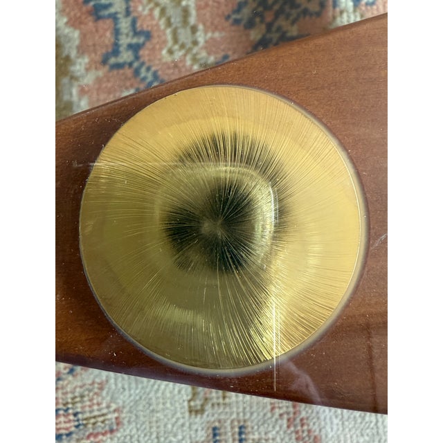 Mid-Century Modern Walnut and Glass Coffee Table by Hainke, 1970s For Sale - Image 4 of 16