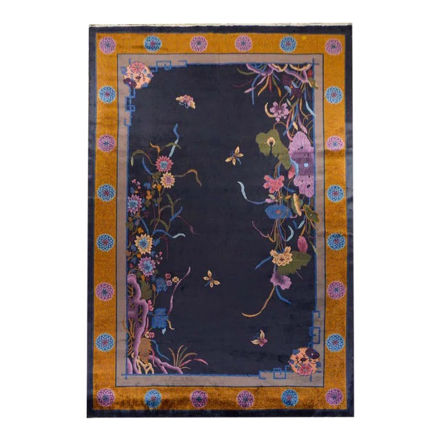 Chinese Art Deco Rug For Sale