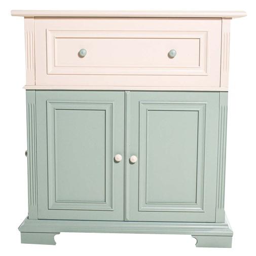 Antique Wood TV Cabinet in Shabby Chic Style, 1960 For Sale - Image 15 of 15