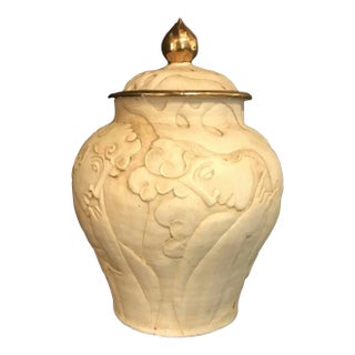Art Deco Porcelain-Biscuit Urn. For Sale