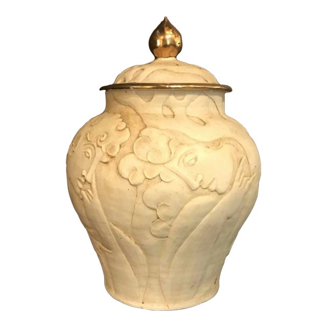 Art Deco Porcelain-Biscuit Urn. For Sale