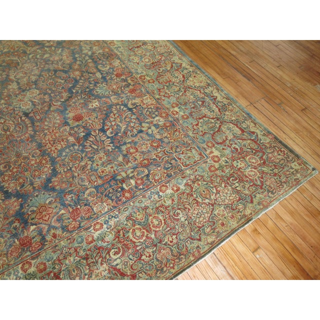 Red 19th Century Zabihi Collection Oversize Persian Sarouk Rug - 10'3" x 17'5" For Sale - Image 8 of 12