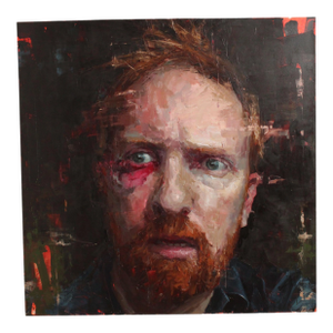 Aron Belka Oil on Canvas, 'Self Portrait'