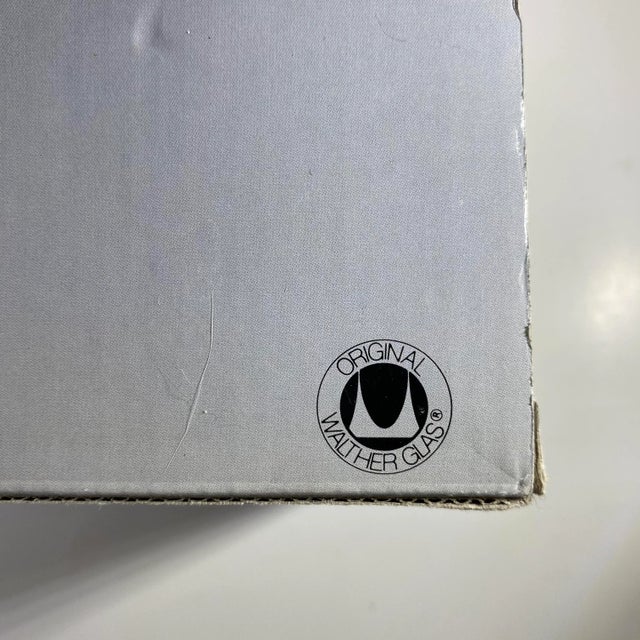 Glass Vintage Mikasa Walther Christmas Glass Footed Cake Plate For Sale - Image 7 of 10