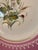 French Antique French Pink Old Paris Porcelain hand-painted dessert set with 12 plates and 5 assorted tazzas, porcelain with gilt accents - 17 pcs For Sale - Image 3 of 18