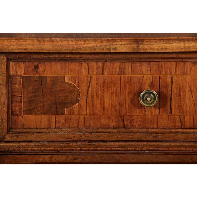 Wood 19 Century Baroque Walnut Chest of Drawers, 1850s For Sale - Image 7 of 18