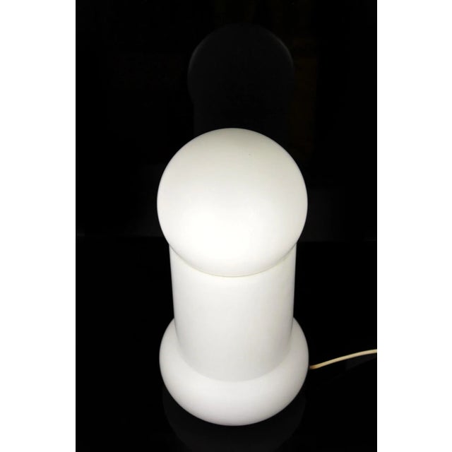 Mid-Century Glass Table Lamp from Osvětlovací Sklo Valašské Meziříčí, 1970s For Sale - Image 4 of 16