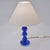 Blue 1920`s Italian Antique Murano Glass Table Lamp, Handblown Cobalt Blue Crystal, Barovier & Toso Style - Rewired For Sale - Image 8 of 14