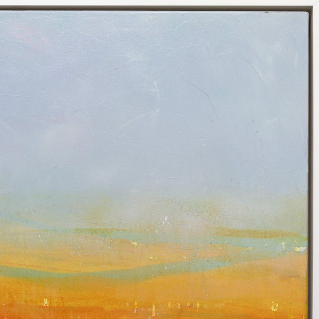 Abstract Feel the Summer - Large Modern Abstract Textured Color Drenched Landscape Original Artwork by Lee Herring For Sale - Image 3 of 8