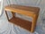 Postmodern 2-Tiered Oak Console / SofaTable For Sale In Detroit - Image 6 of 12