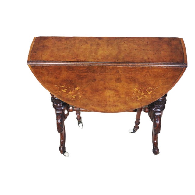 A smaller scale drop leaf table, known as a Sutherland table named after the Duchess of Sutherland who first had the style...