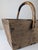 Antique Wabi-Sabi Wooden Log Basket with Wrought Iron Fittings For Sale - Image 11 of 18