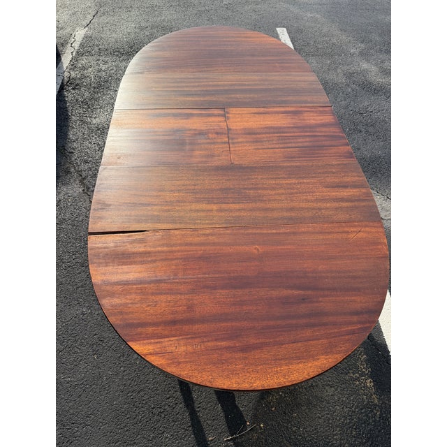 Antique Elite Furniture Co Mahogany Gate Leg Drop Leaf Expandable Table For Sale - Image 9 of 16