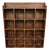 Vintage Wood Cubby Hole Cupboard, Wall Mount or Tabletop For Sale
