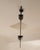 Triangular suspension pendant by mario botta for artemide, italy, c. 1980. A suspended triangle of black metal and...